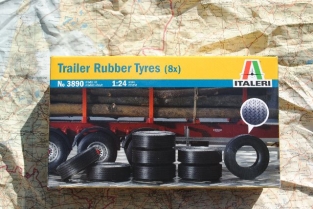 Italeri 3890 TRAILER RUBBER TYRES
